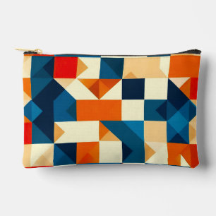 Pochette À Accessoires Motif Géométrique Abstrait