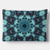 Motif géométrique bleu avec éclat radieux