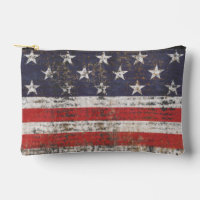 Motif Grunge Patriotique Étoiles et Bandes