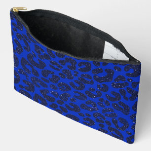 Pochette À Accessoires Motif léopard de la cime bleue