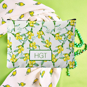Pochette À Accessoires Motif monogramme citrons