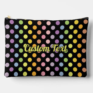 Pochette À Accessoires Motif Pois Rainbow