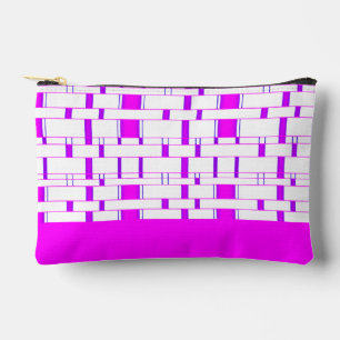 Pochette À Accessoires Motif rectangulaire blanc 6