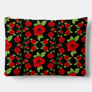 Pochette À Accessoires Motif rose Accueil Cadeaux