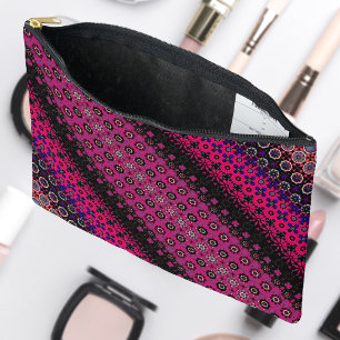 Pochette À Accessoires Motif rose chaud Abstrait