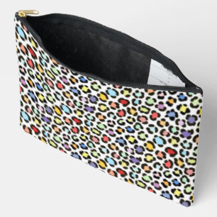Pochette À Accessoires Motif Rpt à effet Leopard Multicolore tendance