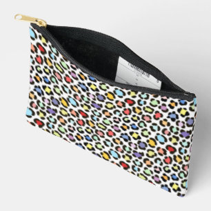 Pochette À Accessoires Motif Rpt à effet Leopard Multicolore tendance