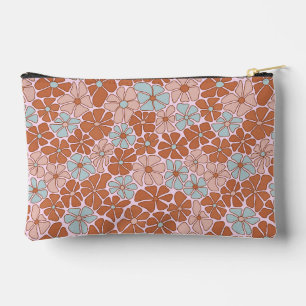 Pochette À Accessoires Motif sans couture rétro