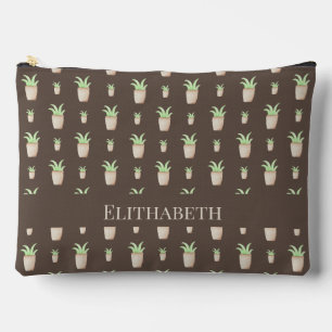 Pochette À Accessoires Motif Wild Cactus