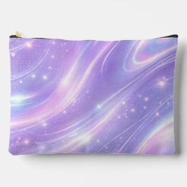 Pochette À Accessoires Motifs néon violet électrique art IA 