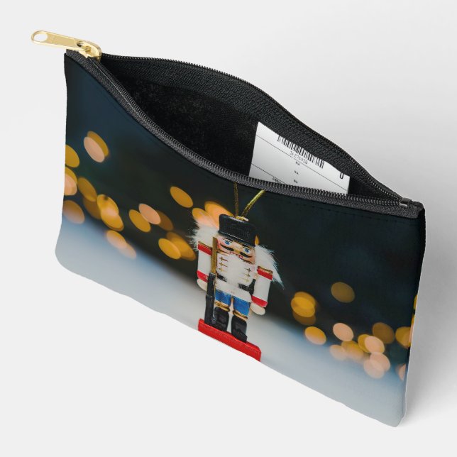 Pochette À Accessoires Noël SlipperyJoe nutcracker figurine ornement (Ouvrir)