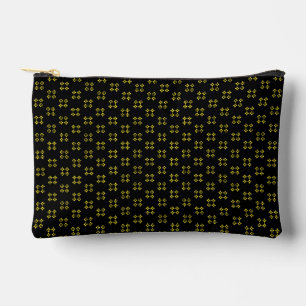 Pochette À Accessoires Noir & Jaune Petit