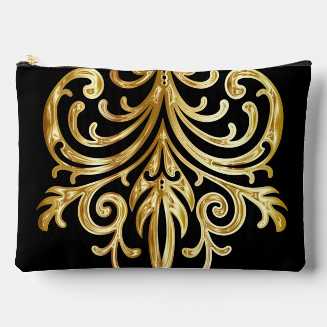 Pochette À Accessoires Noir, Noël Cadeaux Autorité®Large (Recto)