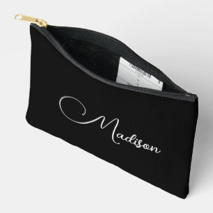 Pochette À Accessoires Nom de script moderne