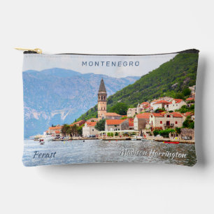 Pochette À Accessoires Nom et texte personnalisés Monténégro