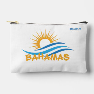 Pochette À Accessoires Nom personnalisé Bahamas