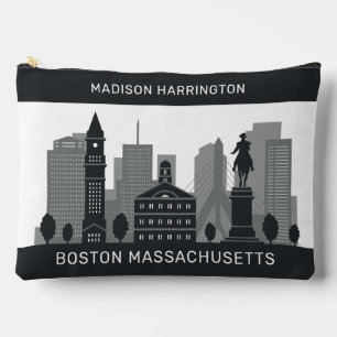 Pochette À Accessoires Nom personnalisé Boston Massachusetts