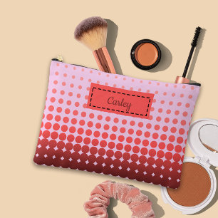 Pochette À Accessoires Nom personnalisé des Pois tendance
