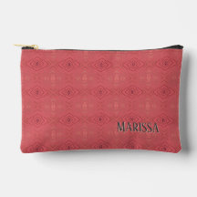 Nom personnalisé motif subtil rose 