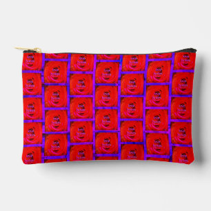 Pochette À Accessoires Notes d'Amour Rouge rose,