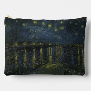 Pochette À Accessoires Nuit étoilée sur le Rhône, peinture à l'huile Van