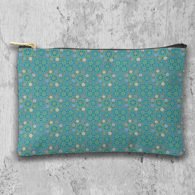 Pochette À Accessoires Octo plus brillant arabesque style mauresque turqu (Créateur téléchargé)