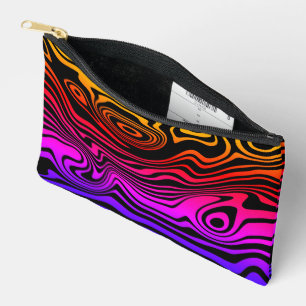 Pochette À Accessoires Ondes de couleur néon
