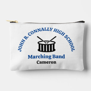 Pochette À Accessoires Orchestre d'école secondaire Blue personnalisé
