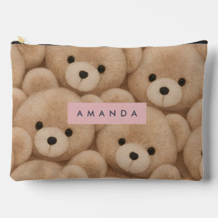 Pochette À Accessoires Ours en peluche Kawaii personnalisé