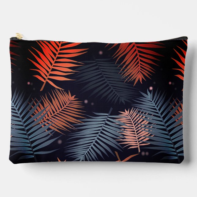 Pochette À Accessoires Palm Feuille Tropical Design (Recto)