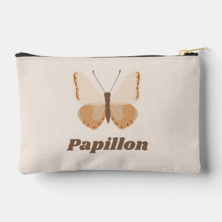 Pochette À Accessoires Papillon beige