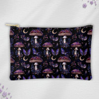 Papillon Foncé Motif Floral de Champignon Sorcière
