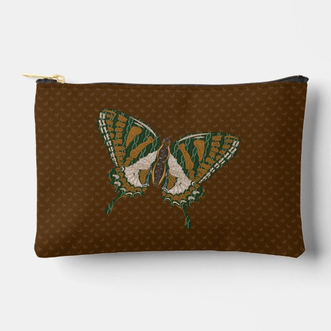 Pochette À Accessoires Papillon Swallowtail indigène (Recto)
