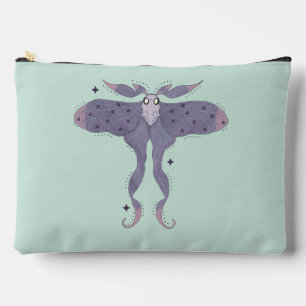 Pochette À Accessoires Papillon Violet Fantaisiste avec Étincelles d'Étoi
