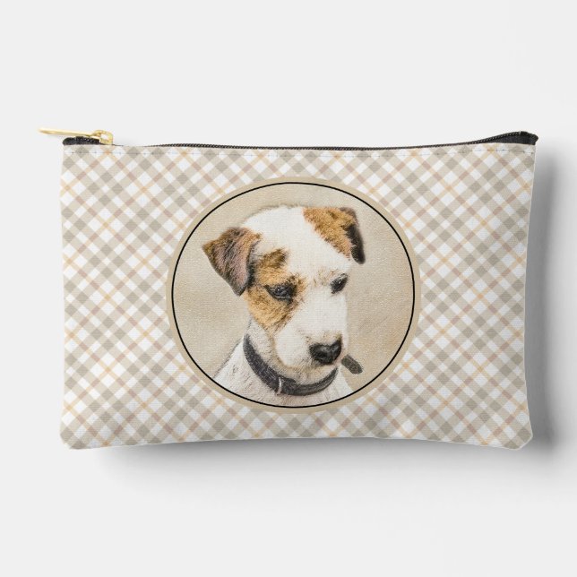 Pochette À Accessoires Parson Jack Russell Terrier Peinture Chien d'anima (Recto)
