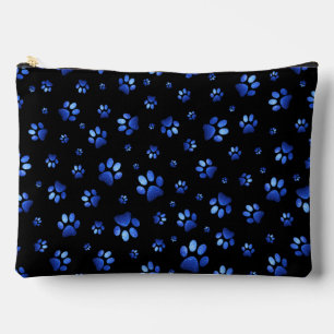 Pochette À Accessoires Parties scintillant bleue étincelante d'impression
