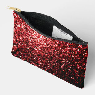 Pochette À Accessoires Parties scintillant blonde rouge foncé