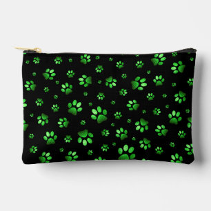Pochette À Accessoires Parties scintillant vert étincelant,