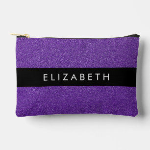 Pochette À Accessoires Parties scintillant violette, Arrière - plan Parti