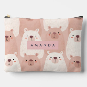 Pochette À Accessoires Pastel personnalisé adorable Capybara