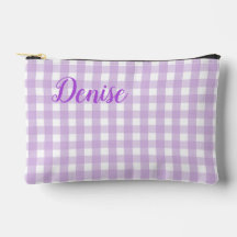 Pastel Purple En vichy Motif