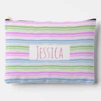 Pastel Wavy rayé moderne personnalisé