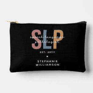 Pochette À Accessoires Pathologiste du langage SLP personnalisé