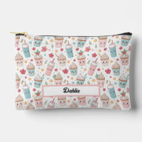 Pâtisseries Kawaii et Chocolat Chaud Motif Mignon