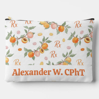 Pochette À Accessoires Pêches, Abricots Personnalisés & Pharmacie RX