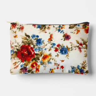 Pochette À Accessoires Peint Е légant & Délicat Fleurs d'été colorées