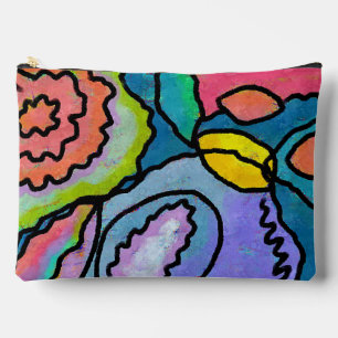 Pochette À Accessoires Peinture Abstraite colorée