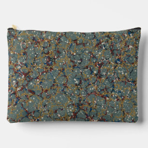 Pochette À Accessoires Peinture Abstraite Marbrée