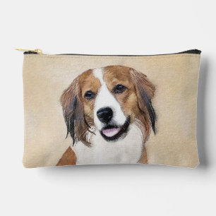 Pochette À Accessoires Peinture de Kooikerhondje néerlandais Chien de com