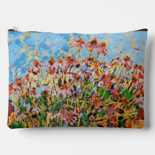 Pochette À Accessoires Peinture de Rudbeckias / Artiste Larry Lerew